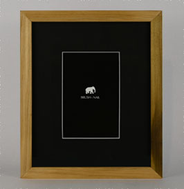 Natural Oil with Black mat